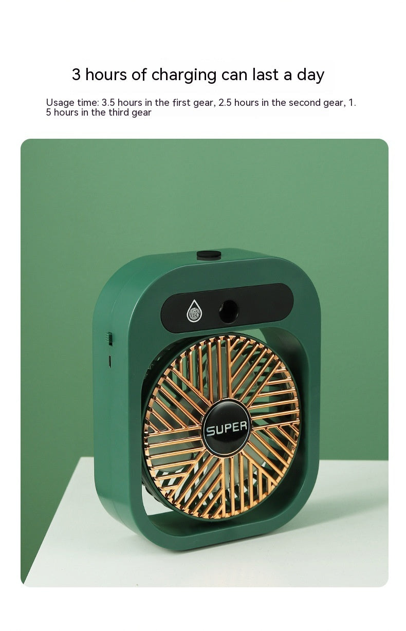 Air Conditioning/Misting Desk Fan