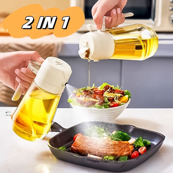 2 in 1 Olive Oil Sprayer Dispenser