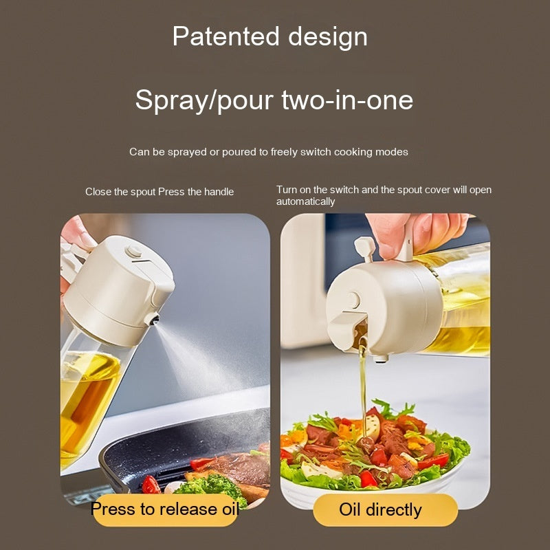 2 in 1 Olive Oil Sprayer Dispenser