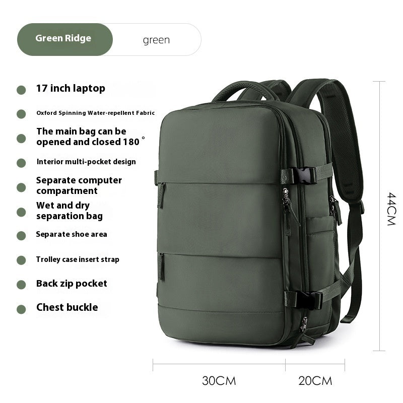 Men's And Women's Same Large Capacity Travel Computer Backpack